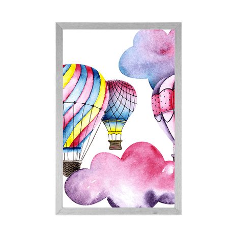 PLAKAT BALONČKI V VETRU - VOZILA - PLAKATI