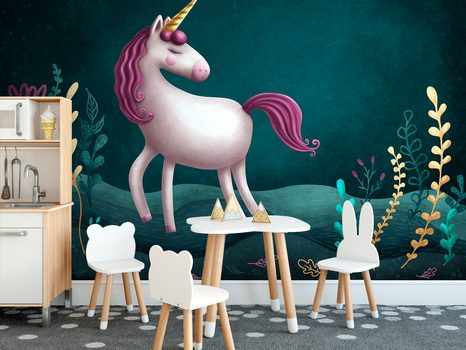 TAPETA POHÁDKOVÝ JEDNOROŽEC - DĚTSKÉ TAPETY - TAPETY
