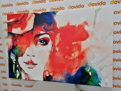 OBRAZ ABSTRAKTNÍ PORTRÉT ŽENY - OBRAZY ŽENY - OBRAZY