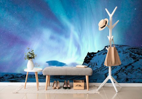 SELBSTKLEBENDE FOTOTAPETE NORDISCHES POLARLICHT - SELBSTKLEBENDE TAPETEN - TAPETEN