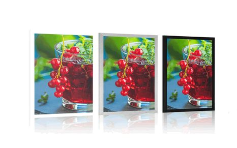 POSTER ROTER COCKTAIL - MIT KÜCHENMOTIV - POSTER