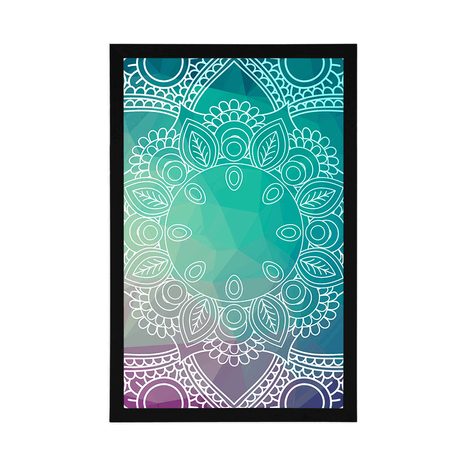 PLAKAT PASTELNA MANDALA - FENG SHUI - PLAKATI