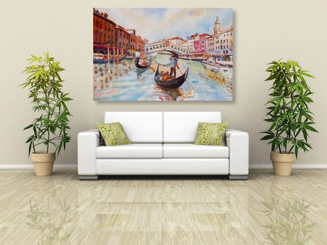 SLIKA BENEŠKA GONDOLA - SLIKE MESTA - SLIKE