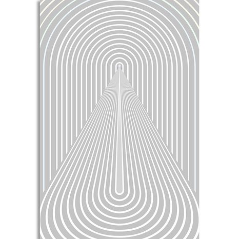 OBRAZ PERSPEKTIVA DUHY MID-CENTURY - ABSTRAKTNÍ OBRAZY - OBRAZY