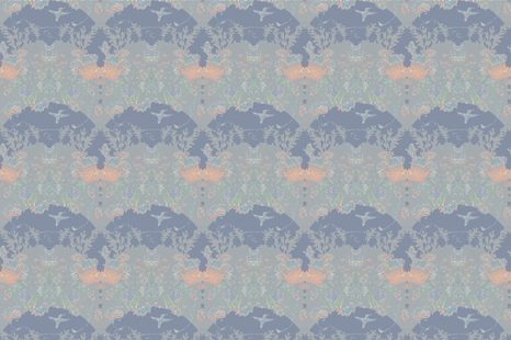 SAMOLEPÍCÍ TAPETA TAJEMNÝ LES S ŠEDÝM POZADÍM - SAMOLEPÍCÍ TAPETY - TAPETY