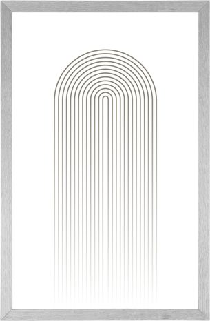 POSTER MINIMALISTISCHER REGENBOGEN MID-CENTURY - MOTIVE AUS UNSERER WERKSTATT - POSTER