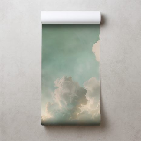 FOTOTAPETA NJEŽNI PASTELNI OBLACI - TAPETE PRIRODA - TAPETE