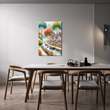 OBRAZ ROMANTICKÁ ČTVRŤ - OBRAZY MĚSTA - OBRAZY