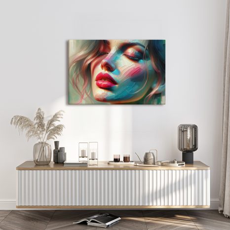 OBRAZ BAREVNÁ HARMONIE SNĚNÍ - OBRAZY ŽENY - OBRAZY