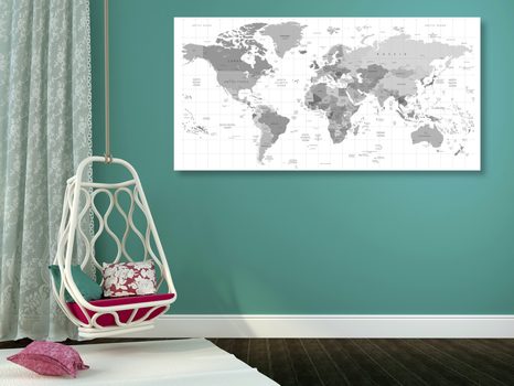 ΕΙΚΌΝΑ ΣΕ ΓΚΡΙ ΦΕΛΛΌ ΧΆΡΤΗ ΣΕ ΛΕΥΚΌ ΦΌΝΤΟ - ΠΊΝΑΚΕΣ ΣΤΟ ΦΕΛΛΌ - ΠΊΝΑΚΕΣ