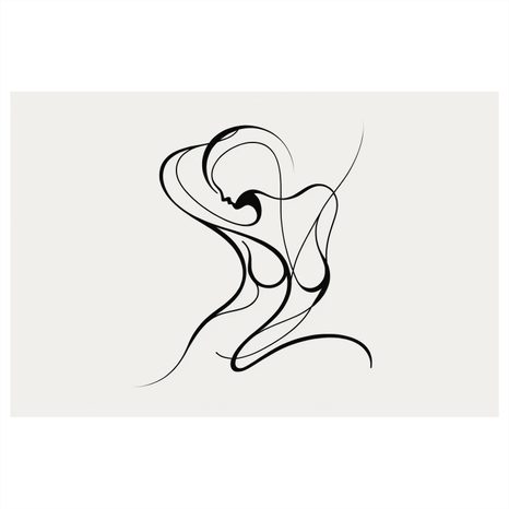 OBRAZ JEMNÁ LINIE ŽENSKÉHO TĚLA - OBRAZY ŽENY - OBRAZY