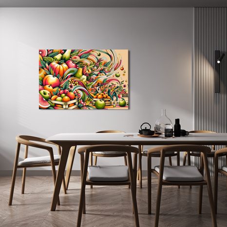 OBRAZ OVOCNÁ EXPLÓZIA - OBRAZY JEDLÁ A NÁPOJE - OBRAZY