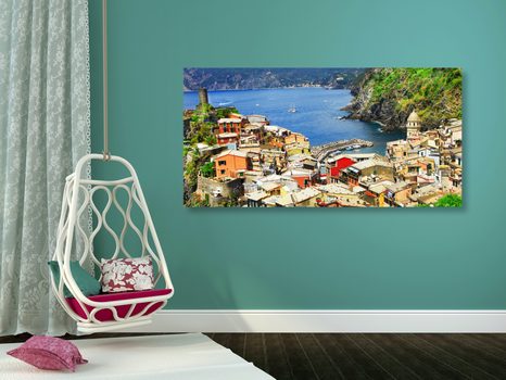 SLIKA OBREŽJE ITALIJE - SLIKE NARAVE IN POKRAJINE - SLIKE