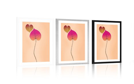 POSTER MIT PASSEPARTOUT NÄHE DER BLÄTTER - MOTIVE AUS UNSERER WERKSTATT - POSTER