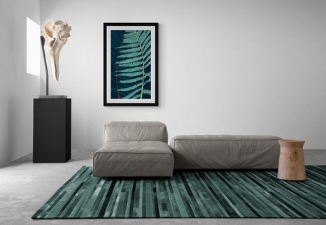 PLAGÁT S PASPARTOU NÁDHERNÁ PAPRAĎ - MOTÍVY Z NAŠEJ DIELNE - PLAGÁTY