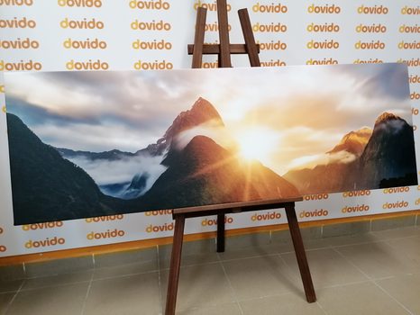 OBRAZ FASCINUJÍCÍ VÝCHOD SLUNCE NA HORÁCH - OBRAZY PŘÍRODY A KRAJINY - OBRAZY