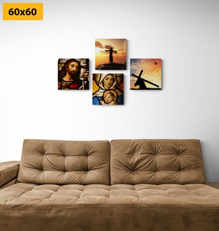 SET OBRAZŮ NEBESKÉ KRÁLOVSTVÍ - SESTAVY OBRAZŮ - OBRAZY