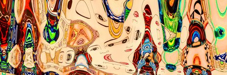 CANVAS PRINT MOTHER IN AN ABSTRACT DESIGN - ABSTRACT PICTURES - PICTURES