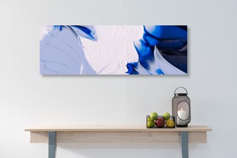 OBRAZ TŘÍBAREVNÁ ABSTRAKTNÍ MALBA - ABSTRAKTNÍ OBRAZY - OBRAZY