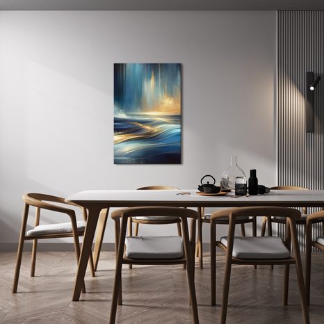 OBRAZ SLUNEČNÍ PAPRSKY NA VODNÍ HLADINĚ - OBRAZY MOŘE A PLÁŽ - OBRAZY