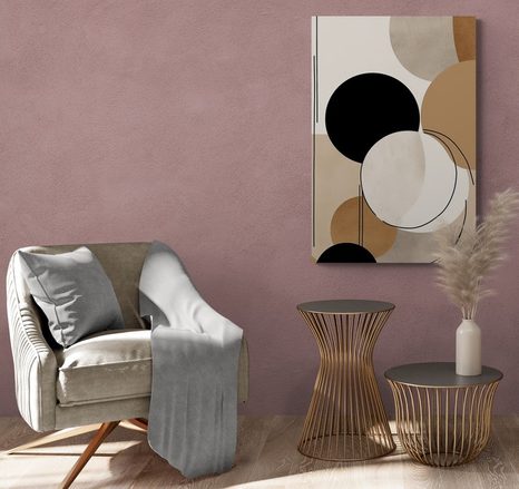 WANDBILD ABSTRAKTE FORMEN NO4 - WANDBILDER ABSTRAKTE FORMEN - BILDER