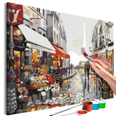 PICTURE PAINTING BY NUMBERS LIFE IN PARIS