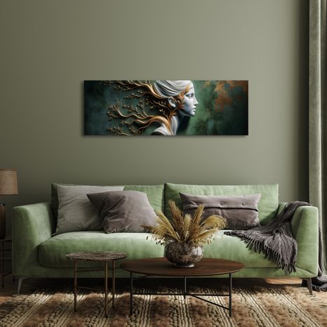 OBRAZ ŽENA S VĚTVEMI JAKO SYMBOLEM RŮSTU - OBRAZY ŽENY - OBRAZY