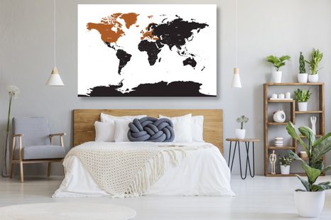 ΕΙΚΌΝΑ ΣΕ ΜΟΝΤΈΡΝΟ ΧΆΡΤΗ ΑΠΌ ΦΕΛΛΌ ΜΕ ΑΝΤΊΘΕΣΗ - ΠΊΝΑΚΕΣ ΣΤΟ ΦΕΛΛΌ - ΠΊΝΑΚΕΣ