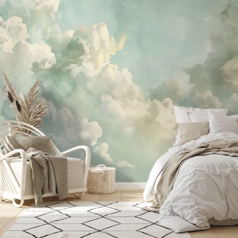 TAPETA SNENE PASTELNE OBLAKE - TAPETE PRIRODA - TAPETE
