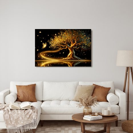 OBRAZ STROM ŽIVOTA ZLATÁ MAGIE - OBRAZY STROMY ŽIVOTA - OBRAZY