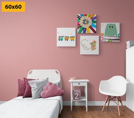 SET OBRAZŮ V HRAVÉM PROVEDENÍ - SESTAVY OBRAZŮ - OBRAZY