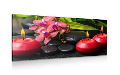 WANDBILD BERUHIGENDES ZEN-STILLLEBEN - BILDER MIT FENG SHUI-MOTIVEN - BILDER