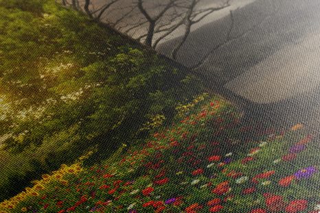 SLIKA DVE PODOBI DREVESA - SLIKE NARAVE IN POKRAJINE - SLIKE