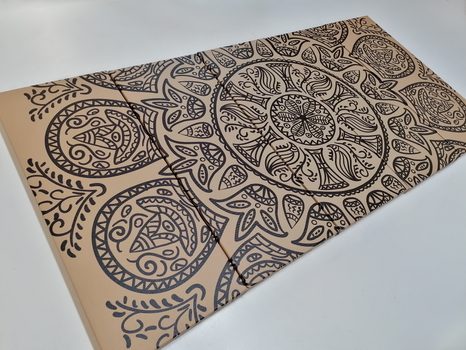 5-DÍLNÝ OBRAZ MANDALA S ABSTRAKTNÍM PŘÍRODNÍM VZOREM - OBRAZY FENG SHUI - OBRAZY