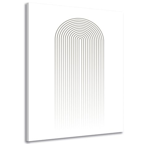 TABLOU CURCUBEU MINIMALIST MID-CENTURY - TABLOURI ABSTRACTE - TABLOURI