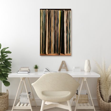 WANDBILD SAMMLUNG ALTER LPS - MUSIKBILDER - BILDER