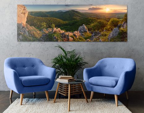 OBRAZ PŘÍRODA ZALITÁ SLUNCEM - OBRAZY PŘÍRODY A KRAJINY - OBRAZY