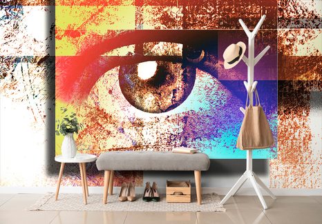 SAMOLEPÍCÍ TAPETA SURREALISTICKÉ OKO - SAMOLEPÍCÍ TAPETY - TAPETY