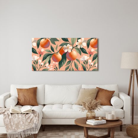 WANDBILD ORANGENHAIN - BILDER BÄUME UND LAUB - BILDER