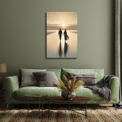 WANDBILD ROMANTISCHER WEG - BILDER MEER UND STRAND - BILDER