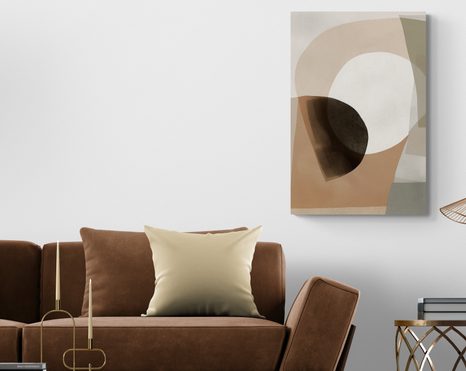 КАРТИНА НА ПЛАТНО – АБСТРАКТНИ ФОРМИ NO1 - АБСТРАКТНИ ФОРМИ КАРТИНИ - КАРТИНИ