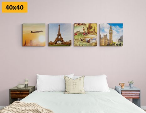 SET DI QUADRI – STORIA DI LUOGHI GRANDIOSI - COLLEZIONI DI QUADRI - STAMPE E QUADRI