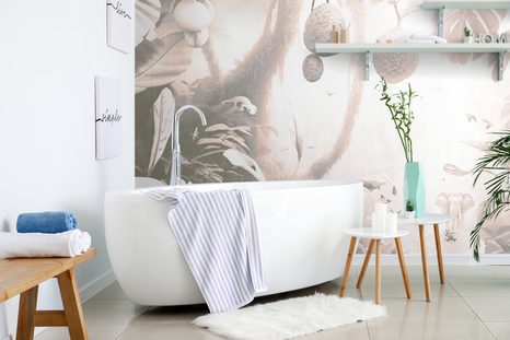 TAPET AUTOADEZIV JUNGLE CU ATINGERE VINTAGE - TAPETE AUTOADEZIVE - TAPETURI