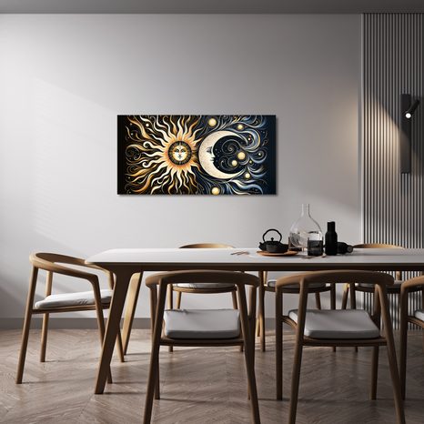 WANDBILD ASTRALE VERBINDUNG - WANDBILDER MOND - BILDER