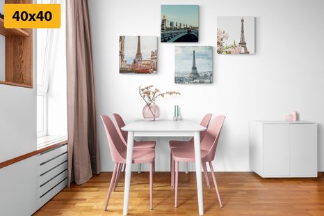 SET DI QUADRI – TORRE EIFFEL - COLLEZIONI DI QUADRI - STAMPE E QUADRI