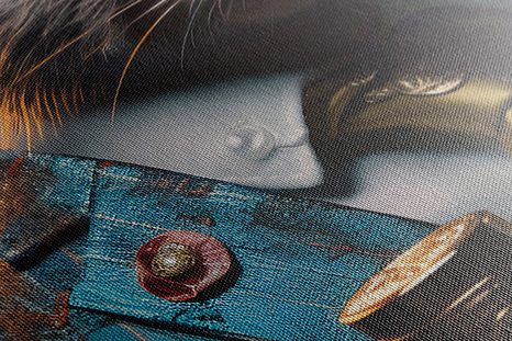 WANDBILD TIERISCHER GANGSTER RATTE - WANDBILDER TIERISCHE GANGSTER - BILDER