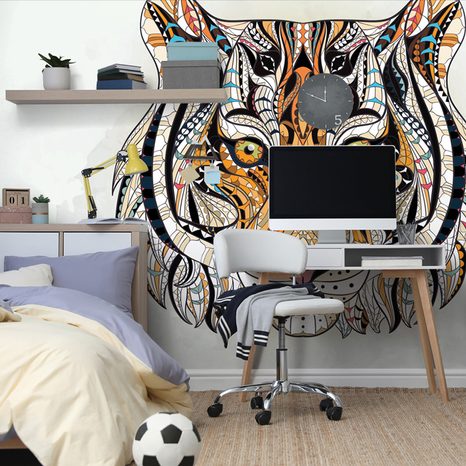 SAMOLEPÍCÍ TAPETA MODERNÍ PROVEDENÍ TYGRA - SAMOLEPÍCÍ TAPETY - TAPETY