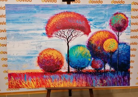 SLIKA JESENSKI GOZD - SLIKE DREVESA ŽIVLJENJA - SLIKE