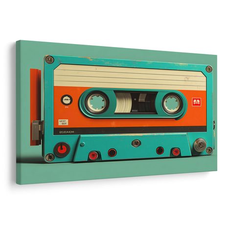 SLIKA RETRO KAZETA ZA MAGNETOFON - GLAZBENE SLIKE - SLIKE