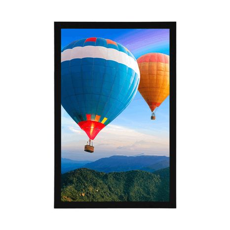 PLAKÁT DOBRODRUŽNÉ BALÓNY - PŘÍRODA - PLAKÁTY